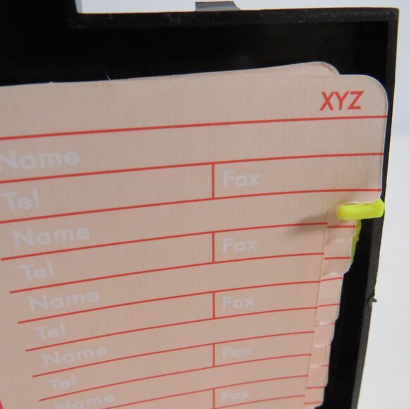 Phone Index Flip Up, Mechanical “Roll A Dex”, Dial a Number style address book - Picture 8 of 12